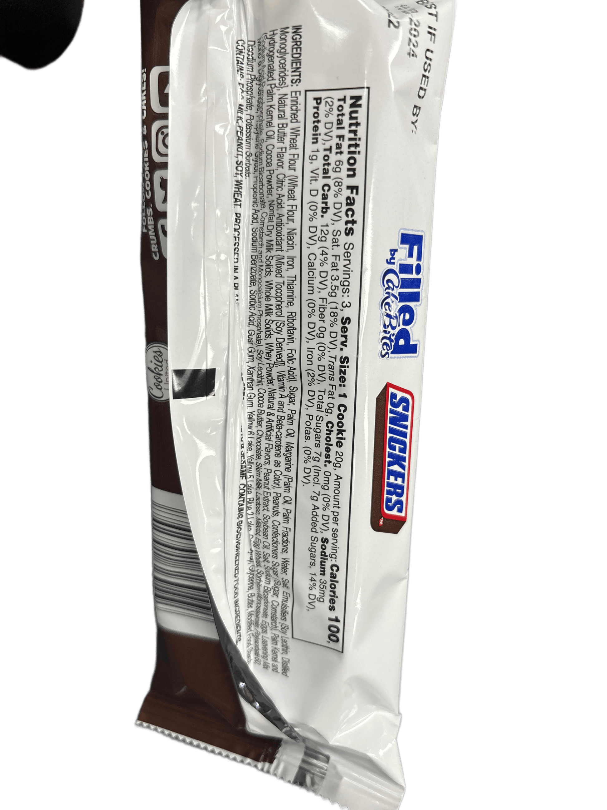 Snickers Filled By Cake Bites 2.12OZ - Extreme Snacks