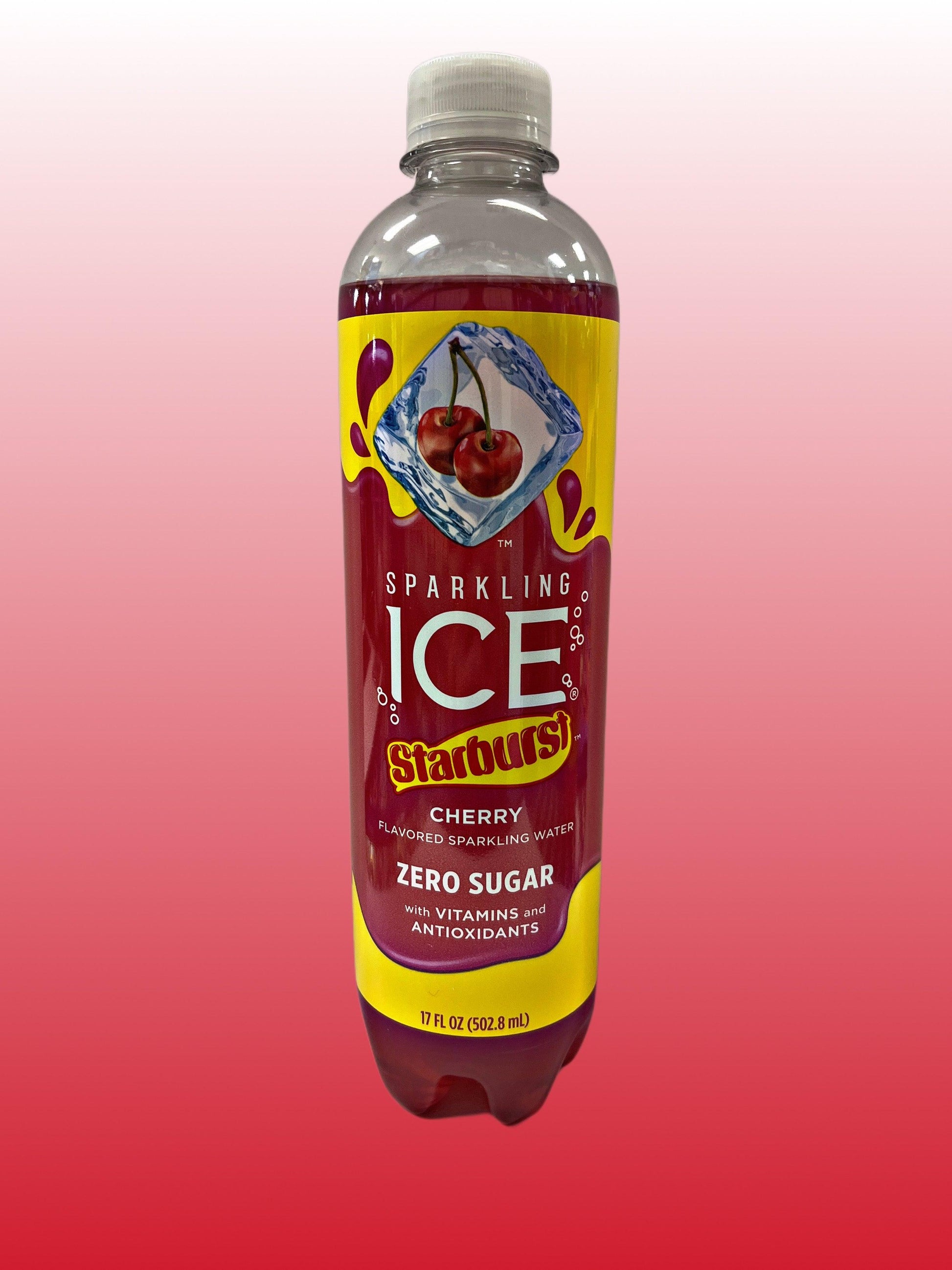 Sparkling ICE Starburst Cherry Bottle 17OZ - Extreme Snacks