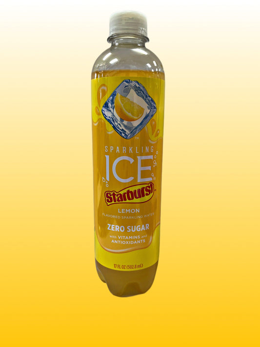 Sparkling ICE Starburst Lemon 17OZ - Extreme Snacks