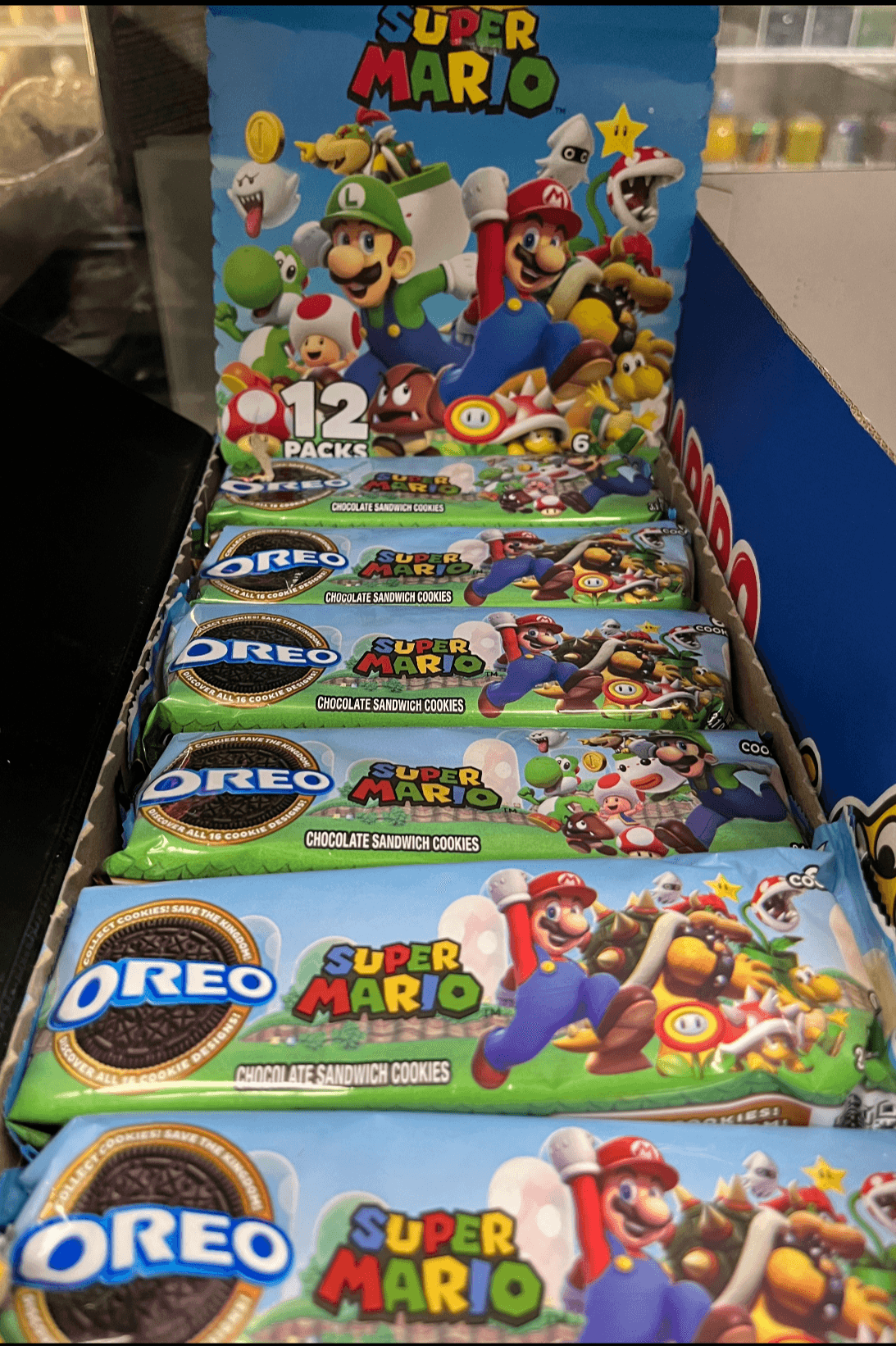 Super Mario Oreo Cookies - 6 Cookies Pack - Extreme Snacks