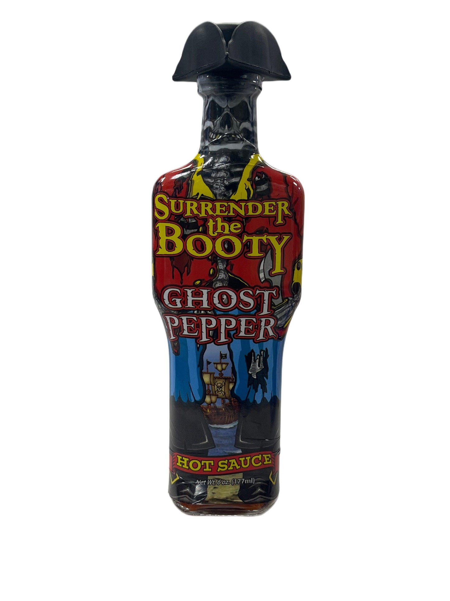 Surrender the Booty Hot Sauce Ghost Pepper 6oz - Extreme Snacks