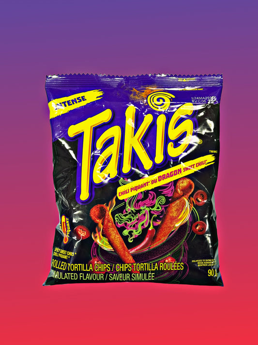 Takis Chili Piquant Du Dragon 90G - Extreme Snacks