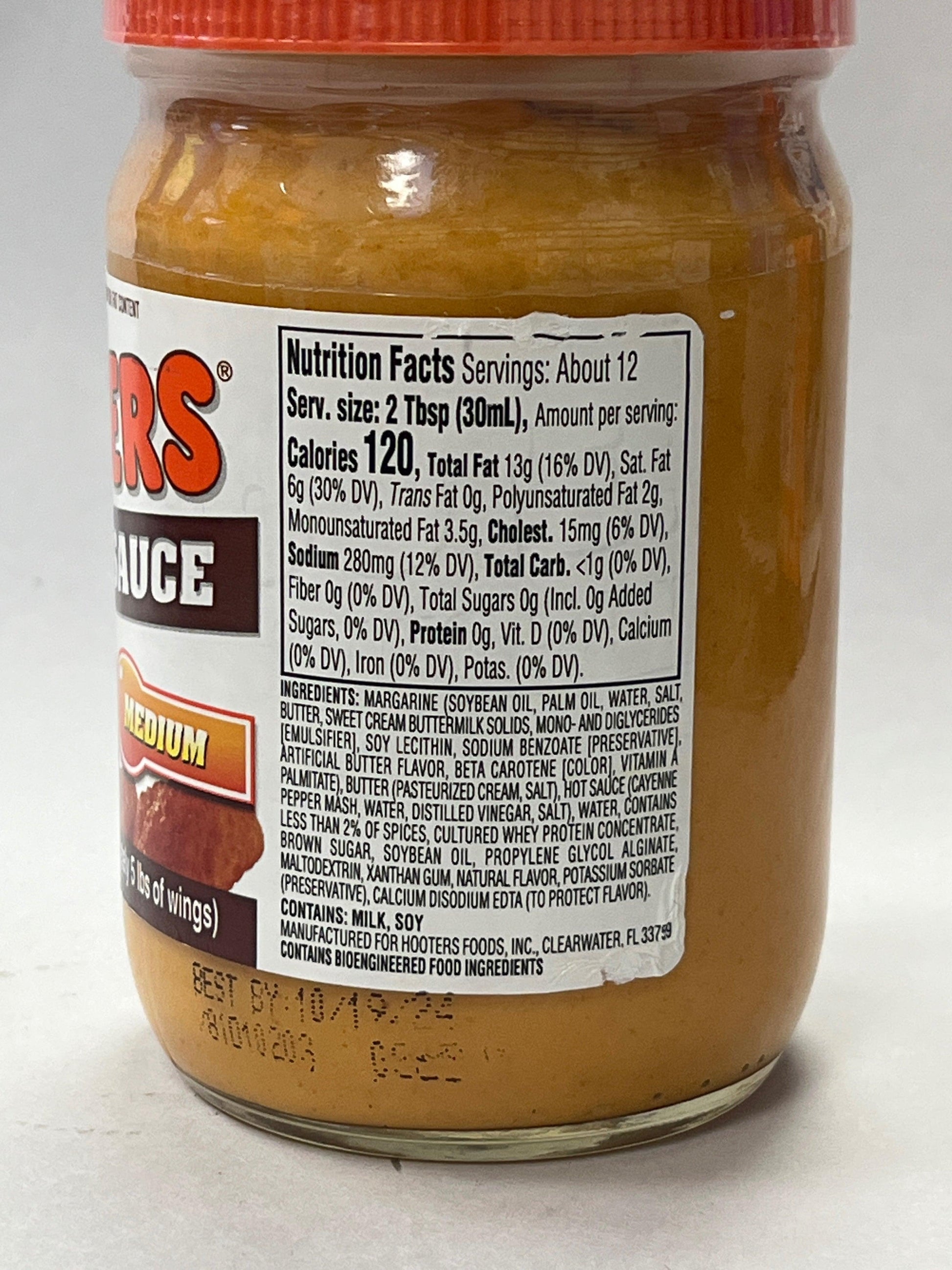 The Original Hooters Wing Sauce Medium 12OZ - Extreme Snacks