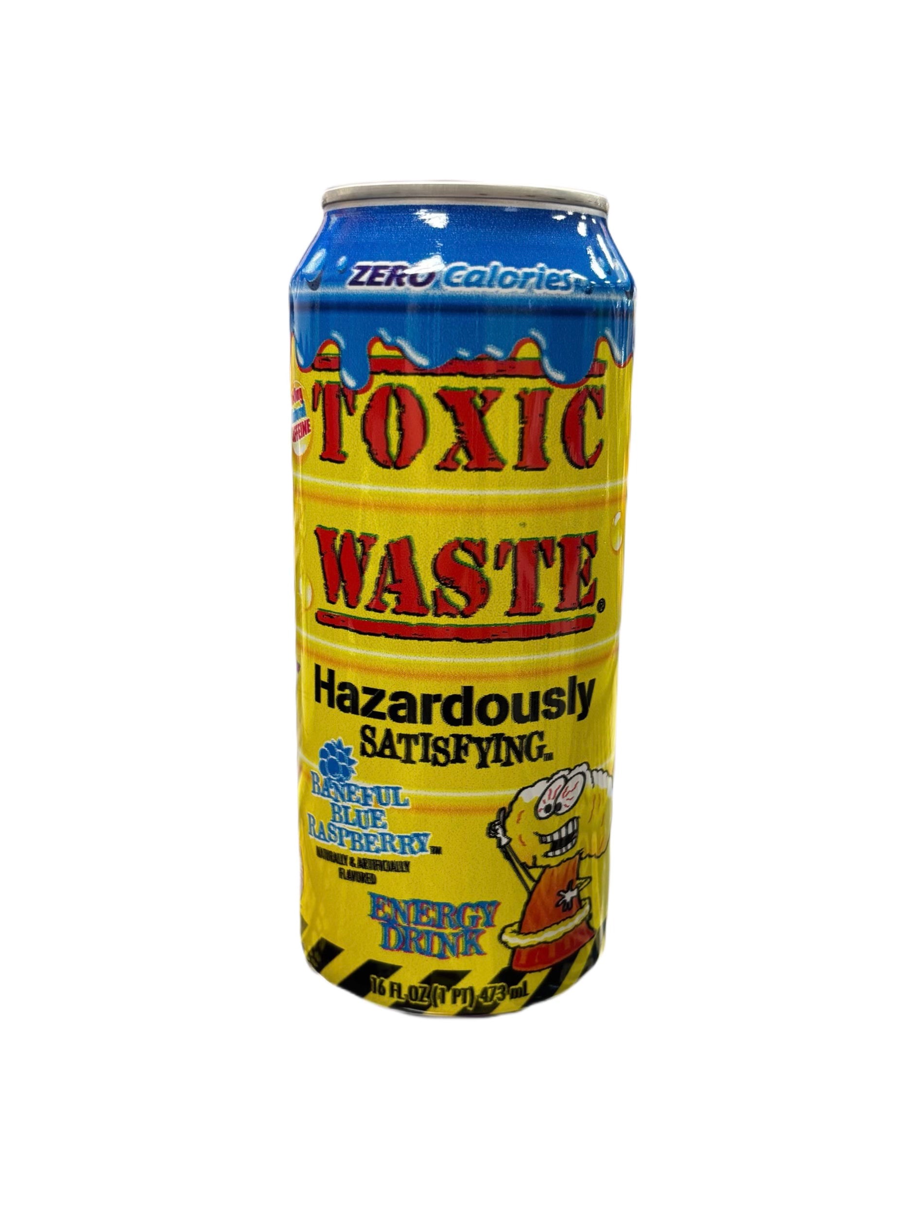 Toxic Waste Baneful Blue Raspberry Energy Drink 473ML