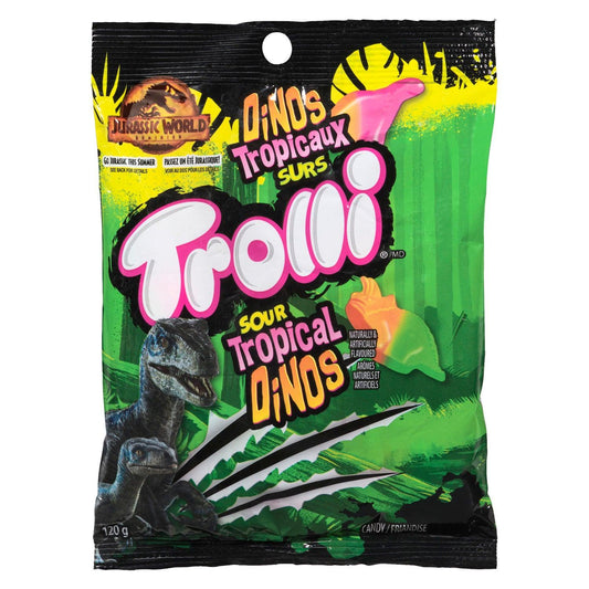 Trolli Sour Tropical Dinos Bag - Extreme Snacks