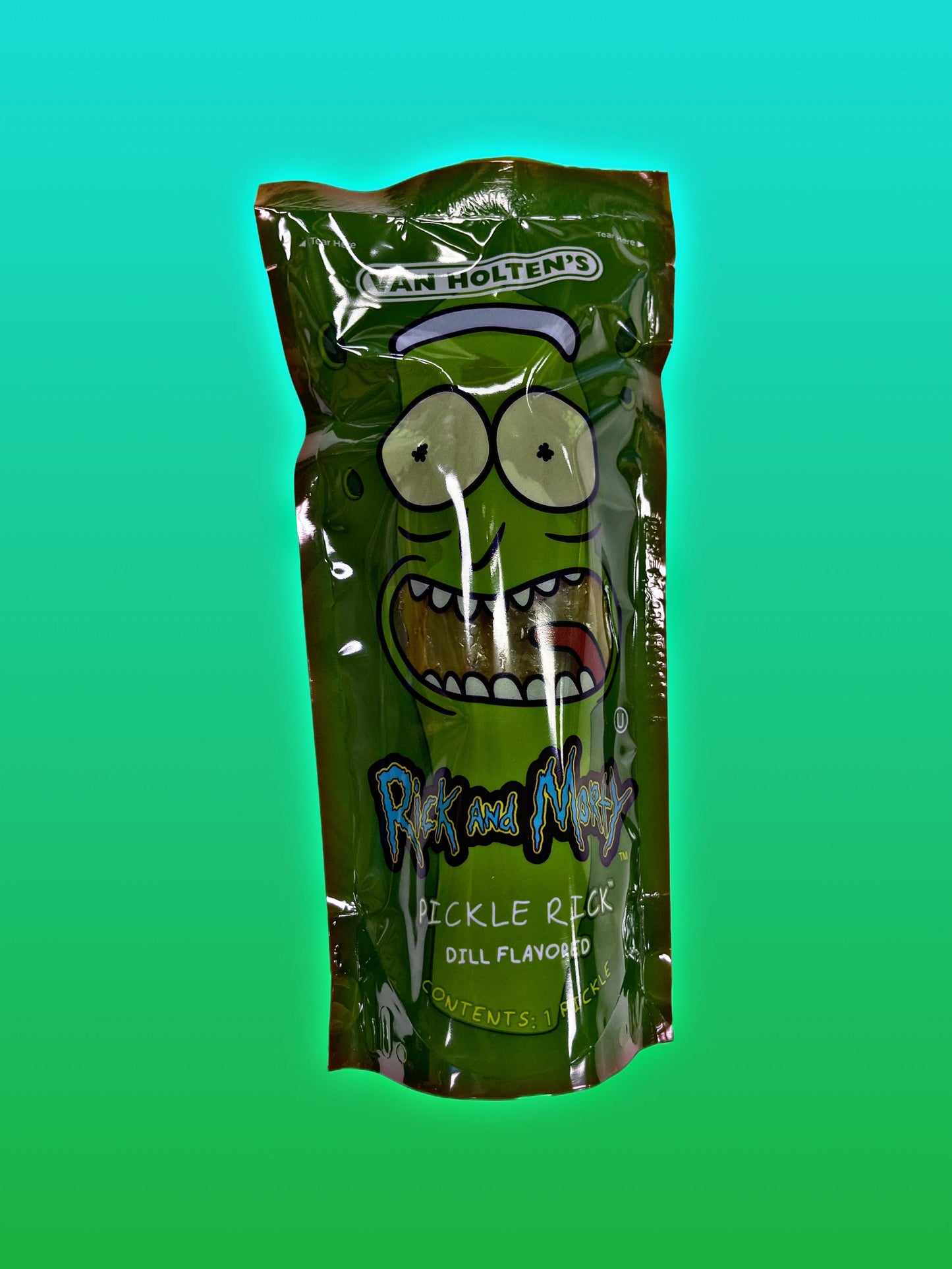 Van Holten's Rick & Morty Pickle Rick Dill Flavor - Extreme Snacks