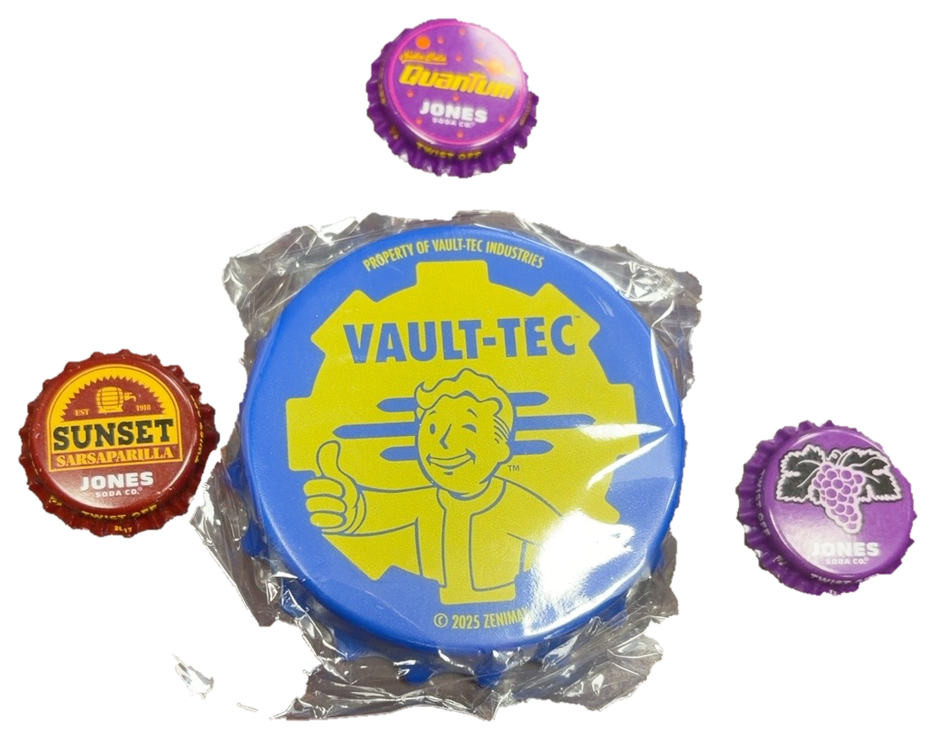 Jones Soda x Fallout Vault-Tec Collectible Bag Set