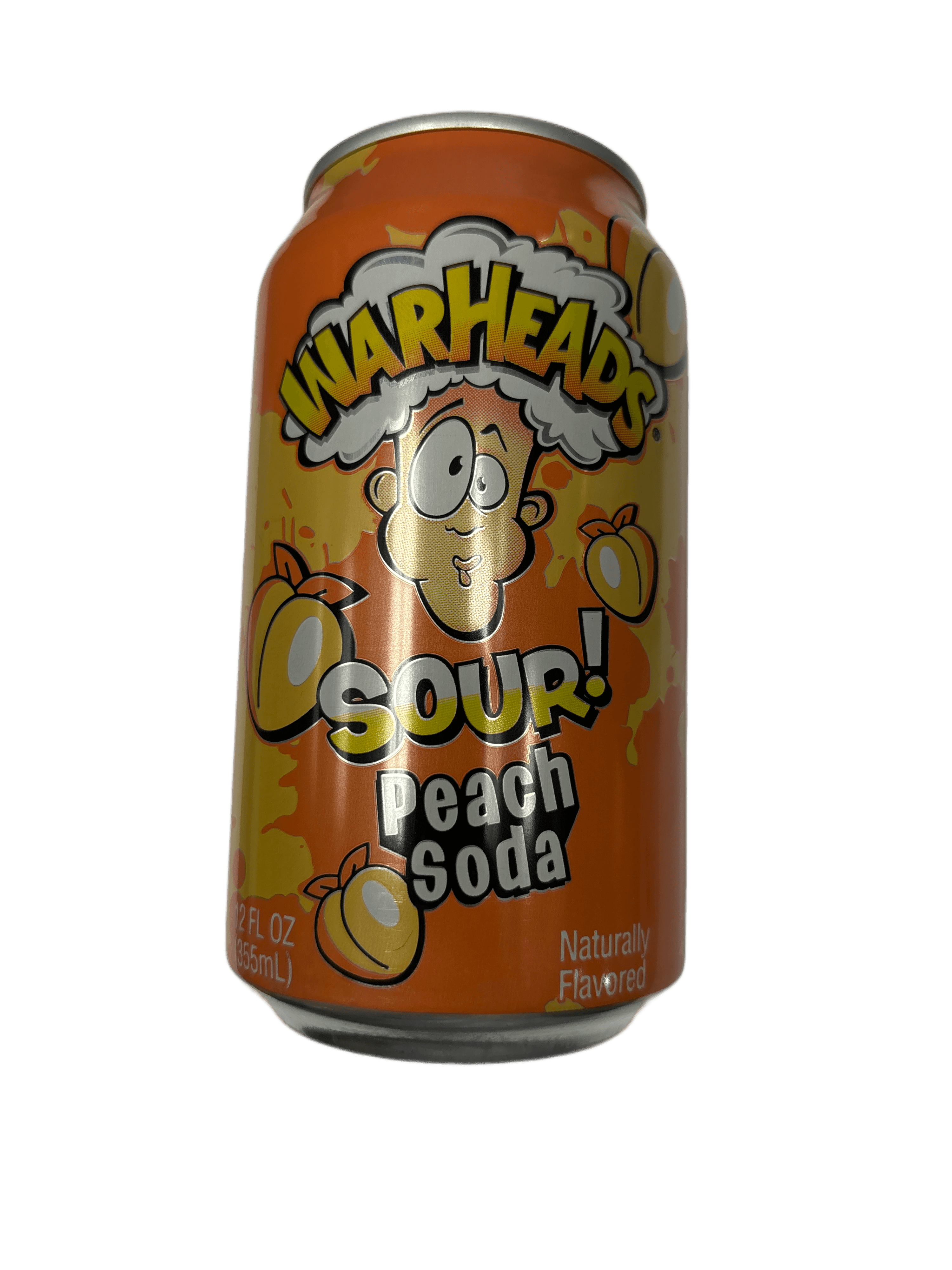 Warheads Sour! Peach Soda 12OZ