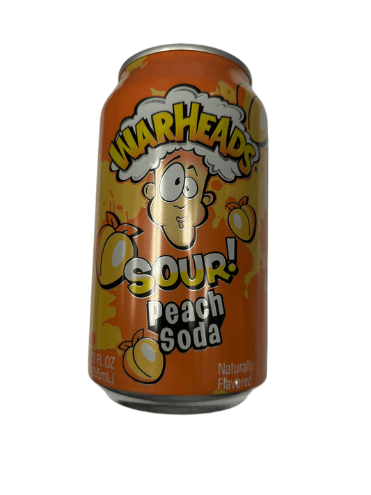 Warheads Sour! Peach Soda 12OZ - Extreme Snacks