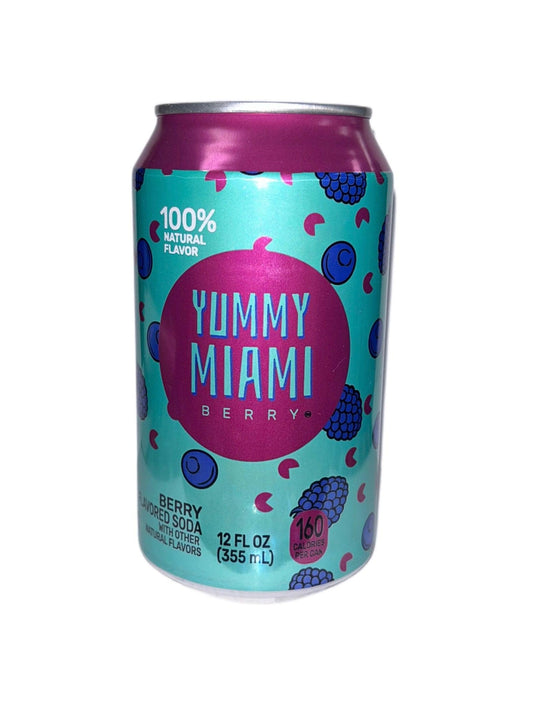 Yummy Miami Berry Can 355ML - Extreme Snacks