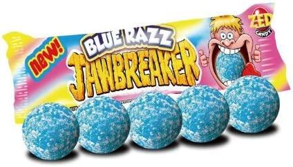 Zed Candy Jawbreakers Blue Razz - Extreme Snacks